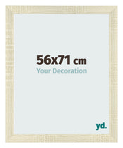Cadre Photo 56x71cm Chene Sonoma MDF Pisa De Face Mesure | Yourdecoration.fr