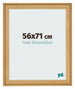 Cadre Photo 56x71cm De Pin Grain de Bois MDF Lazio De Face Mesure | Yourdecoration.fr