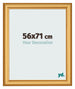 Cadre Photo 56x71cm Or Mat MDF Lazio De Face Mesure | Yourdecoration.fr