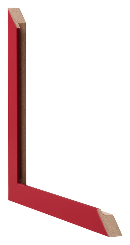 Cadre Photo 56x71cm Rouge MDF Bologna Detail Intersection | Yourdecoration.fr