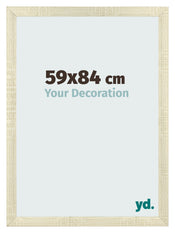 Cadre Photo 59x84cm Chene Sonoma MDF Pisa De Face Mesure | Yourdecoration.fr