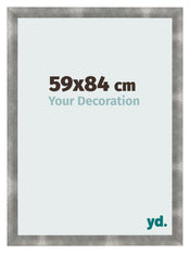 Cadre Photo 59x84cm Metal Vintage MDF Pisa De Face Mesure | Yourdecoration.fr
