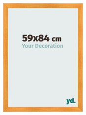 Cadre Photo 59x84cm Orange MDF Pisa De Face Mesure | Yourdecoration.fr