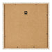 Cadre Photo 60x60cm Blanc Vintage MDF Bologna Arriere | Yourdecoration.fr