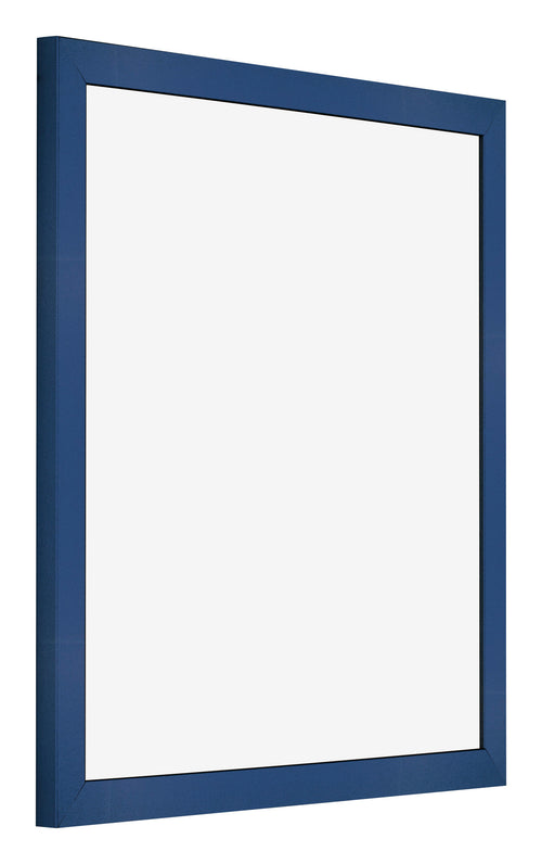 Cadre Photo 60x60cm Bleu Fonce MDF Bologna De Face Oblique | Yourdecoration.fr