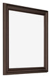 Cadre Photo 60x60cm Chene Fonce MDF Lazio De Face Oblique | Yourdecoration.fr
