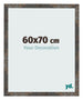 Cadre Photo 60x70 cm Metal Oxyde MDF Bologna De Face Mesure | Yourdecoration.fr