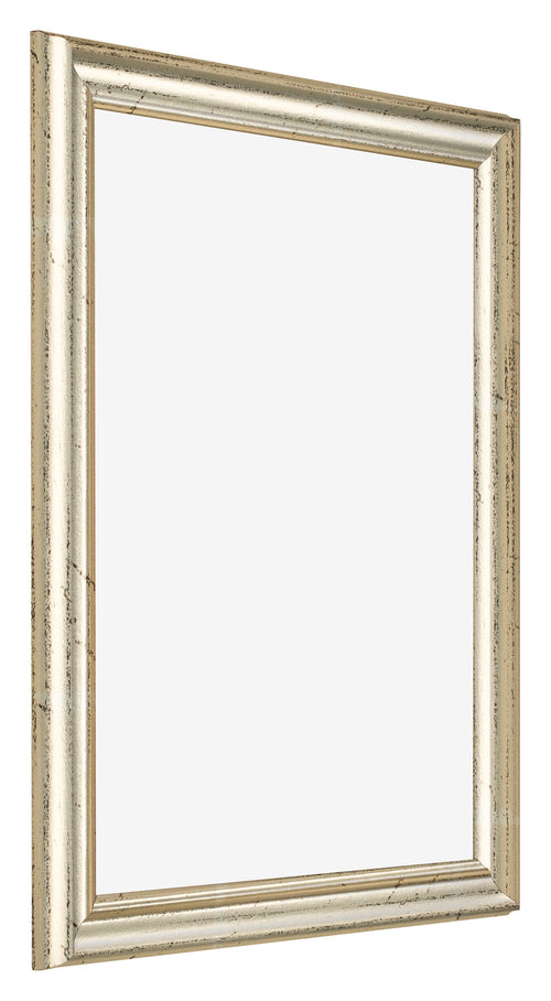 Cadre Photo 60x70cm Brillance Metallique MDF Lazio De Face Oblique | Yourdecoration.fr