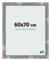 Cadre Photo 60x70cm Metal Vintage MDF Pisa De Face Mesure | Yourdecoration.fr