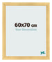 Cadre Photo 60x70cm Or Vintage MDF Pisa De Face Mesure | Yourdecoration.fr