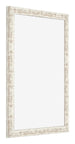 Cadre Photo 60x80cm Blanc Vintage MDF Bologna De Face Oblique | Yourdecoration.fr