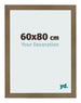 Cadre Photo 60x80cm Bronze Décor MDF Bologna De Face Mesure | Yourdecoration.fr