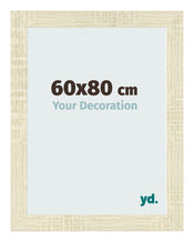 Cadre Photo 60x80cm Chene Sonoma MDF Pisa De Face Mesure | Yourdecoration.fr