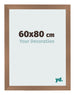 Cadre Photo 60x80cm Cuivre Décor MDF Bologna De Face Mesure | Yourdecoration.fr