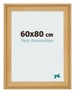 Cadre Photo 60x80cm De Pin Grain de Bois MDF Lazio De Face Mesure | Yourdecoration.fr