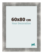 Cadre Photo 60x80cm Metal Vintage MDF Pisa De Face Mesure | Yourdecoration.fr