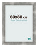 Cadre Photo 60x80cm Metal Vintage MDF Pisa De Face Mesure | Yourdecoration.fr