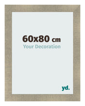 Cadre Photo 60x80cm Or Vintage MDF Pisa De Face Mesure | Yourdecoration.fr