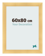 Cadre Photo 60x80cm Or Vintage MDF Pisa De Face Mesure | Yourdecoration.fr