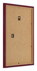 Cadre Photo 60x80cm Vin Rouge Patine MDF Bologna Arriere Oblique | Yourdecoration.fr
