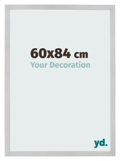 Cadre Photo 60x84cm Acier Inoxydable MDF Bologna De Face Mesure | Yourdecoration.fr