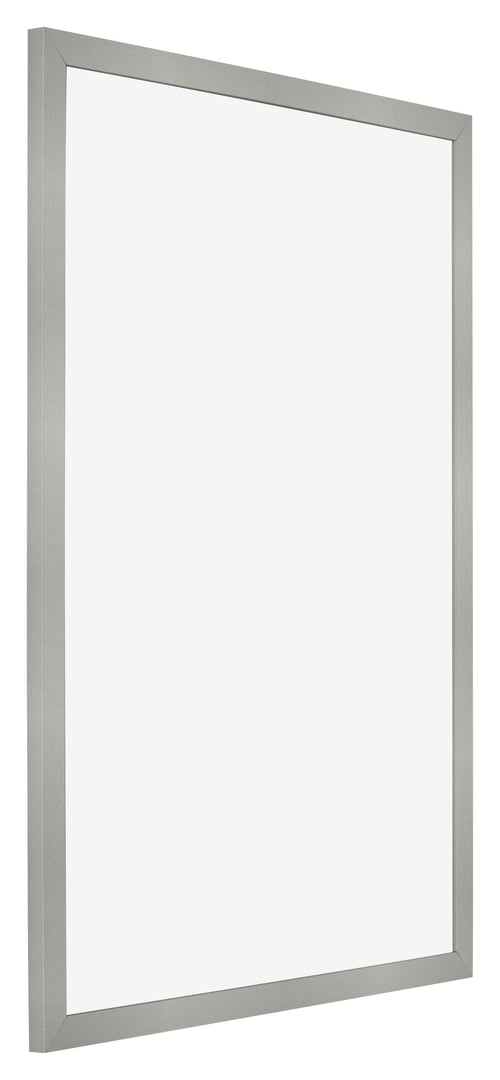 Cadre Photo 60x84cm Argent Mat MDF Bologna De Face Oblique | Yourdecoration.fr