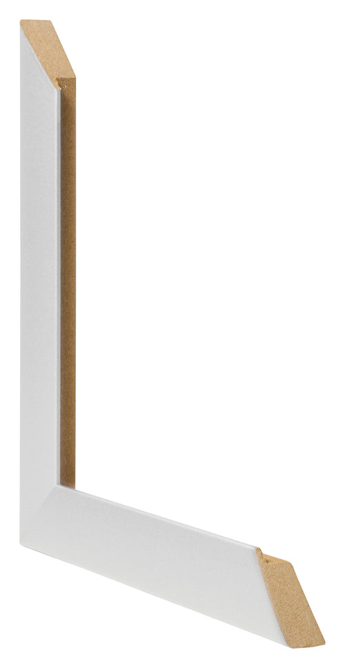 Cadre Photo 60x84cm Argent Noir Patine MDF Pisa Detail Intersection | Yourdecoration.fr