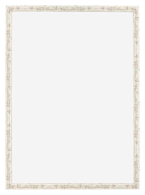 Cadre Photo 60x84cm Blanc Vintage MDF Bologna De Face | Yourdecoration.fr