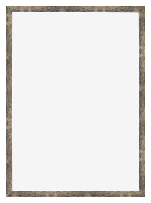 Cadre Photo 60x84cm Bleu Or Mélangé MDF Bologna De Face | Yourdecoration.fr