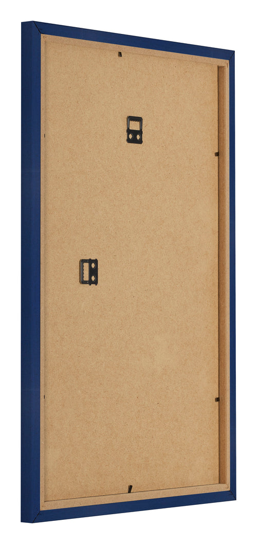 Cadre Photo 60x85cm Bleu Foncé Patiné MDF Bologna Arriere Oblique | Yourdecoration.fr