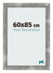 Cadre Photo 60x85cm Metal Vintage MDF Pisa De Face Mesure | Yourdecoration.fr