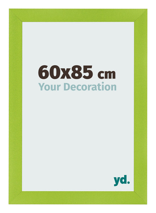 Cadre Photo 60x85cm Vert MDF Pisa De Face Mesure | Yourdecoration.fr