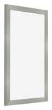 Cadre Photo 60x90cm Aluminium Brossé MDF Bologna De Face Oblique | Yourdecoration.fr