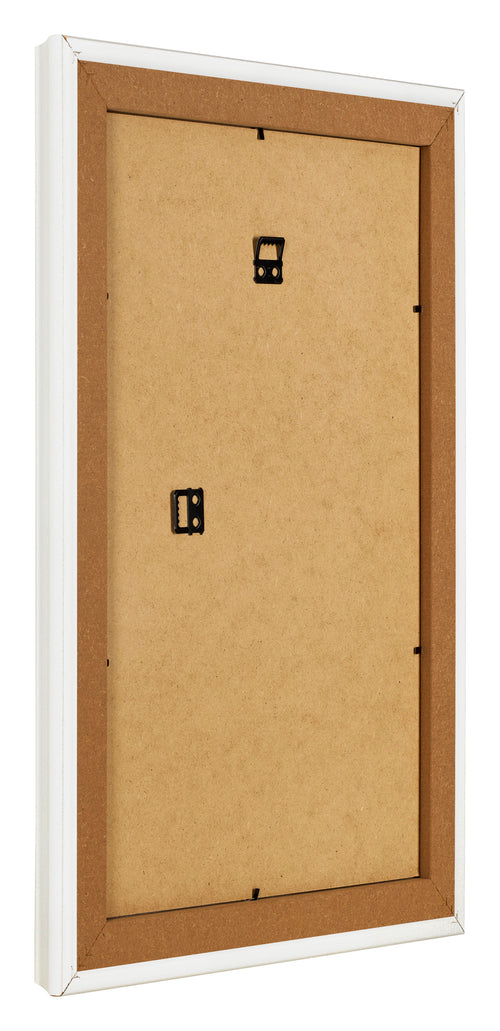 Cadre Photo 60x90cm Blanc Patine MDF Lazio Arriere Oblique | Yourdecoration.fr