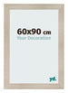 Cadre Photo 60x90cm Chene Rustique MDF Pisa De Face Mesure | Yourdecoration.fr