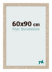 Cadre Photo 60x90cm Chêne Sonoma MDF Bologna De Face Mesure | Yourdecoration.fr