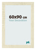 Cadre Photo 60x90cm Chene Sonoma MDF Pisa De Face Mesure | Yourdecoration.fr