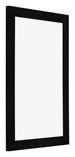 Cadre Photo 60x90cm Noir Argent Poli MDF Pisa De Face Oblique | Yourdecoration.fr