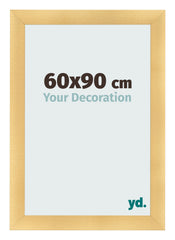 Cadre Photo 60x90cm Or Vintage MDF Pisa De Face Mesure | Yourdecoration.fr
