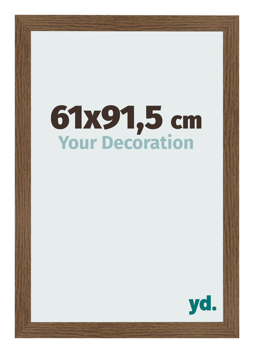 Cadre Photo 61x91 5 cm Chene Rustique MDF Bologna De Face Mesure | Yourdecoration.fr