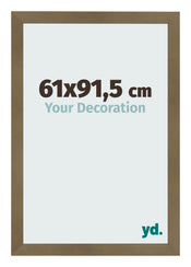Cadre Photo 61x91 5cm Bronze Décor MDF Bologna De Face Mesure | Yourdecoration.fr