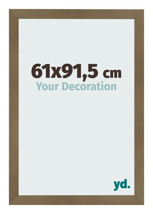 Cadre Photo 61x91 5cm Bronze Décor MDF Bologna De Face Mesure | Yourdecoration.fr