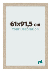 Cadre Photo 61x91 5cm Chêne Sonoma MDF Bologna De Face Mesure | Yourdecoration.fr