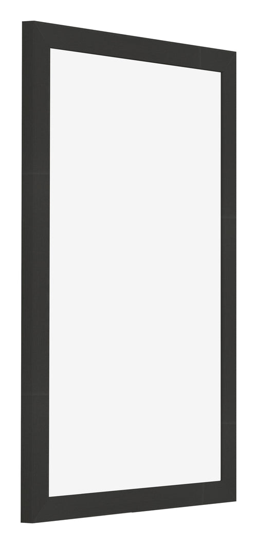 Cadre Photo 61x91 5cm Noir Grain de Bois MDF Bologna De Face Oblique | Yourdecoration.fr