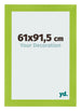 Cadre Photo 61x91 5cm Vert MDF Pisa De Face Mesure | Yourdecoration.fr