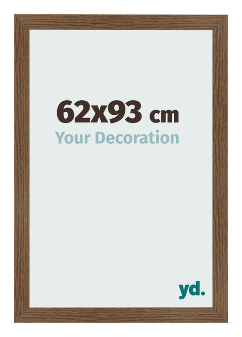 Cadre Photo 62x93 cm Chene Rustique MDF Bologna De Face Mesure | Yourdecoration.fr