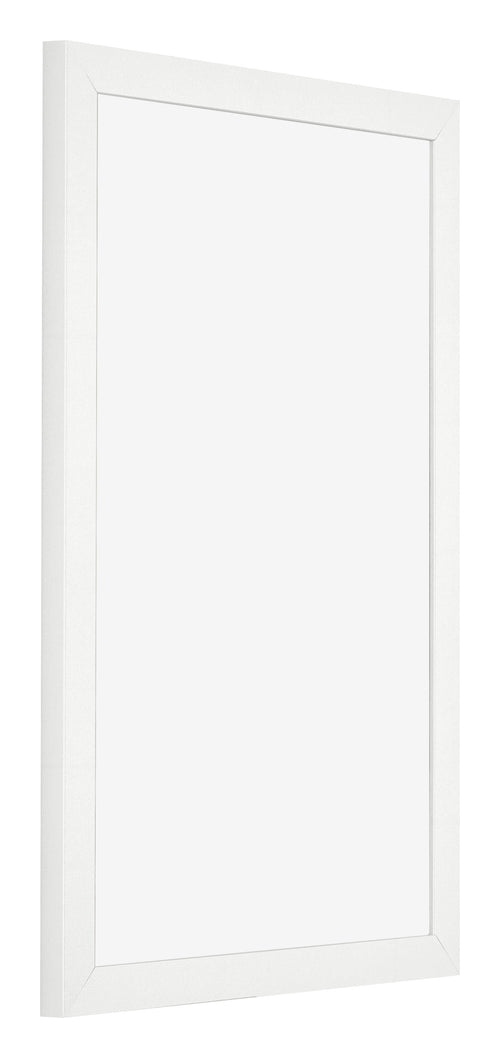 Cadre Photo 62x93cm Blanc Brillant MDF Bologna De Face Oblique | Yourdecoration.fr