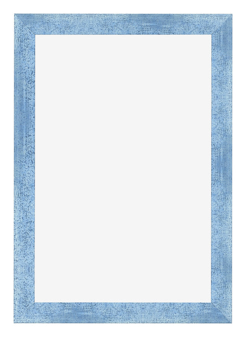 Cadre Photo 62x93cm Bleu Brillant Patine MDF Pisa De Face | Yourdecoration.fr