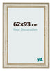 Cadre Photo 62x93cm Brillance Metallique MDF Lazio De Face Mesure | Yourdecoration.fr