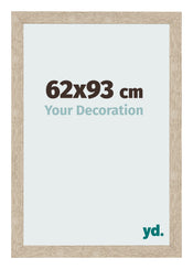Cadre Photo 62x93cm Chêne Sonoma MDF Bologna De Face Mesure | Yourdecoration.fr